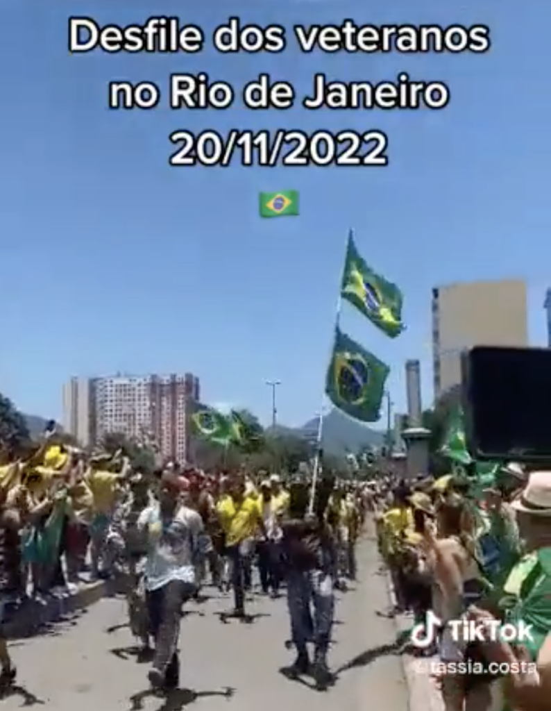 Brazilian Veterans Join Protests Against Corrupt Election