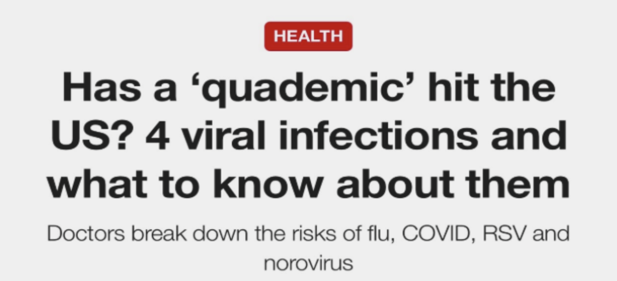 VIRAL INFECTIONS SKY-ROCKET ON TALK OF A QUADEMIC