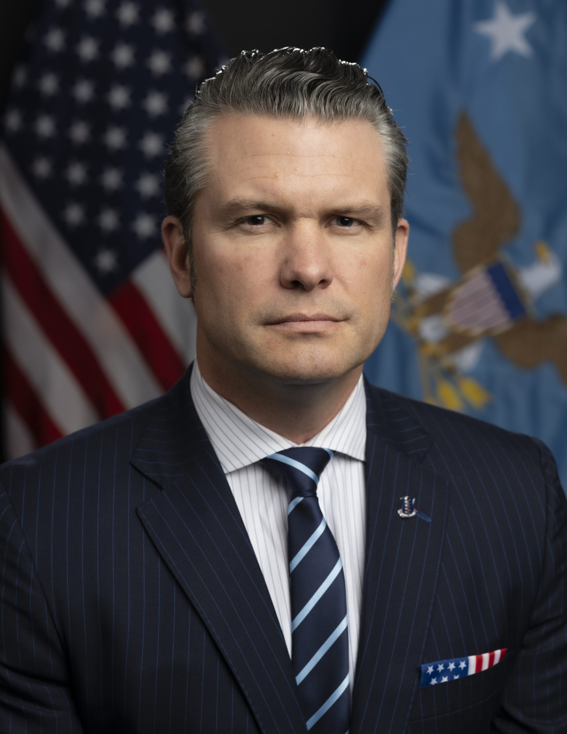 Secretary of War Pete Hegseth Official Portrait